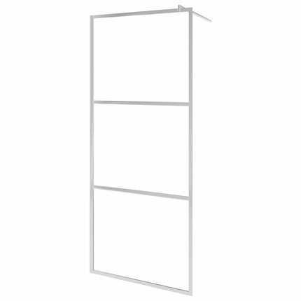 Walk-in Shower Wall with Whole Frosted ESG Glass 31.5"x76.8