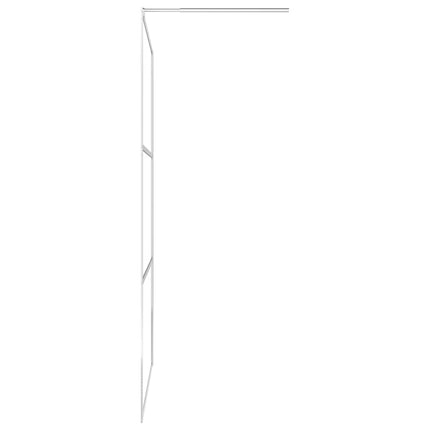 Walk-in Shower Wall with Whole Frosted ESG Glass 45.3"x76.8