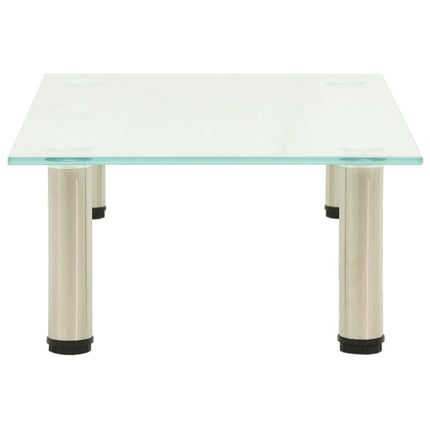 TV Stand Frosted 23.6"x13.8"x6.7" Tempered Glass