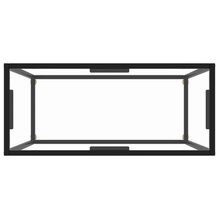 Console Table Transparent 31.5"x13.8"x29.5" Tempered Glass