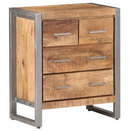 Sideboard 23.6"x13.8"x27.6" Rough Mango Wood