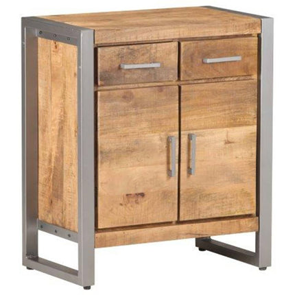Sideboard 23.6"x13.8"x28.3" Rough Mango Wood