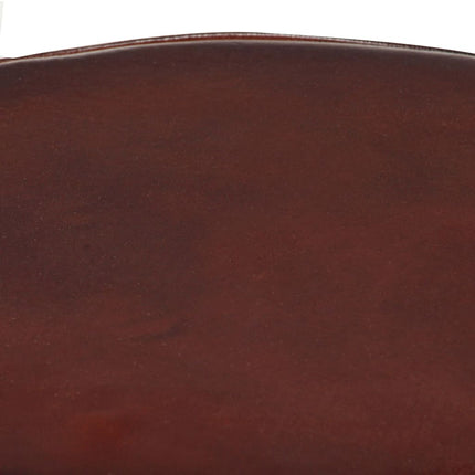 Bar Stools 2 pcs 26" Real Leather