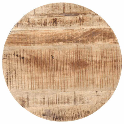 Coffee Table Ø26.8"x16.9" Rough Mango Wood