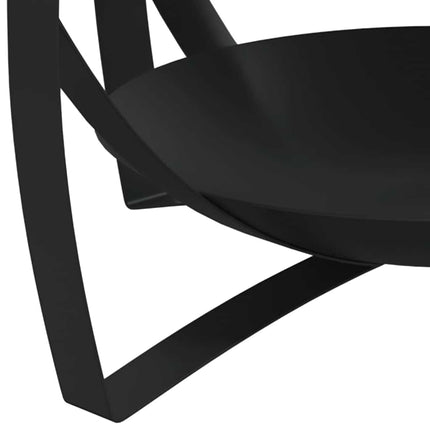 Coffee Table Ø26.8"x16.9" Rough Mango Wood