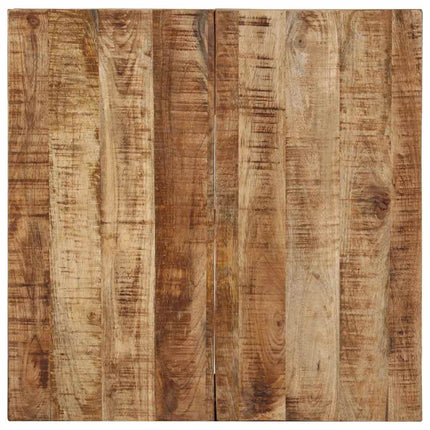 Coffee Table 26.8"x26.8"x16.1" Rough Mango Wood