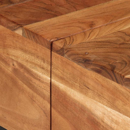 Coffee Table 26.8"x26.8"x16.1" Solid Acacia Wood