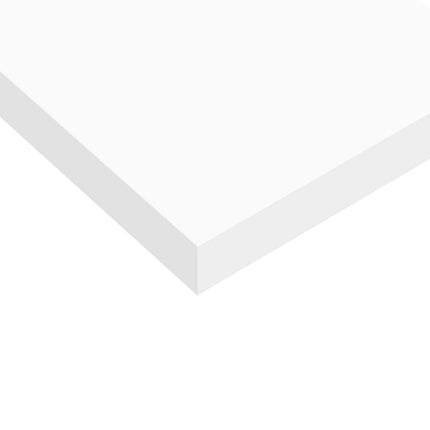 Floating Wall Shelf White 9.1"x9.3"x1.5" MDF