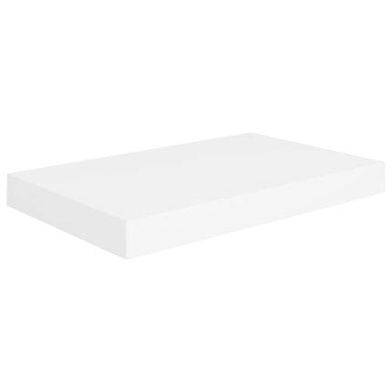 Floating Wall Shelf White 15.7"x9.1"x1.5" MDF