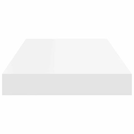 Floating Wall Shelves 2 pcs White 19.7"x9.1"x1.5" MDF