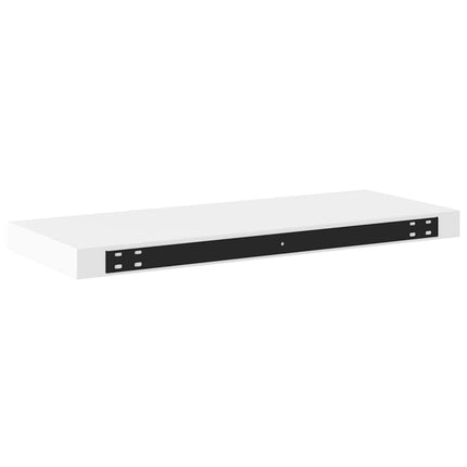 Floating Wall Shelf White 23.6"x9.3"x1.5" MDF