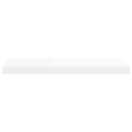 Floating Wall Shelves 2 pcs White 23.6"x9.3"x1.5" MDF