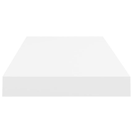 Floating Wall Shelves 4 pcs White 23.6"x9.3"x1.5" MDF