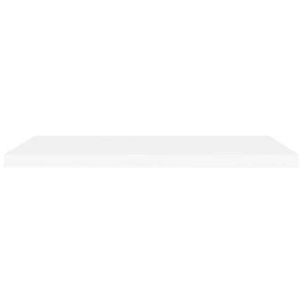 Floating Wall Shelf White 35.4"x9.3"x1.5" MDF