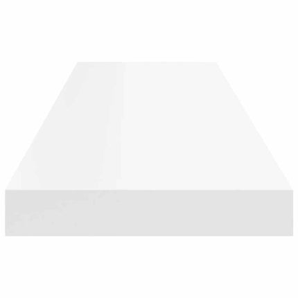 Floating Wall Shelf White 35.4"x9.3"x1.5" MDF