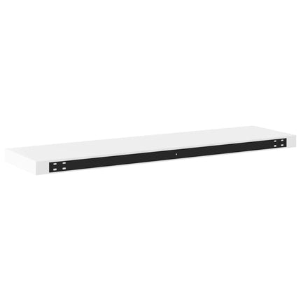 Floating Wall Shelf White 35.4"x9.3"x1.5" MDF
