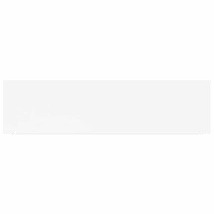 Floating Wall Shelf White 35.4"x9.3"x1.5" MDF