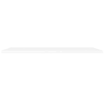 Floating Wall Shelves 2 pcs White 47.2"x9.3"x1.5" MDF