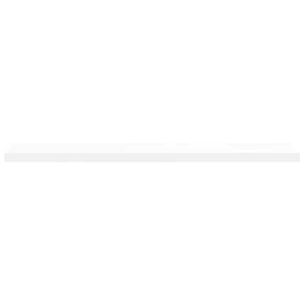 Floating Wall Shelves 2 pcs White 47.2"x9.3"x1.5" MDF