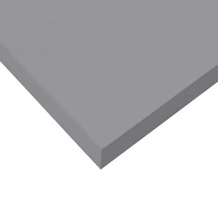 Floating Wall Shelf Gray 9.1"x9.3"x1.5" MDF