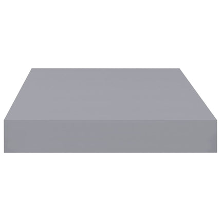 Floating Wall Shelves 4 pcs Gray 15.7"x9.1"x1.5" MDF