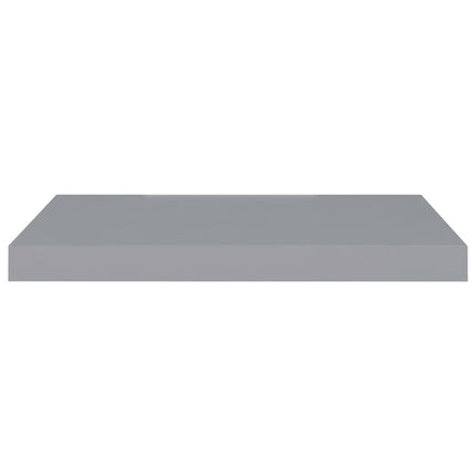Floating Wall Shelf Gray 23.6"x9.3"x1.5" MDF