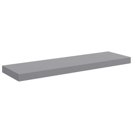 Floating Wall Shelf Gray 31.5"x9.3"x1.5" MDF