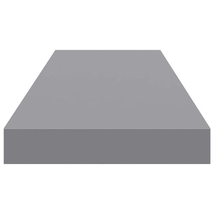 Floating Wall Shelf Gray 31.5"x9.3"x1.5" MDF
