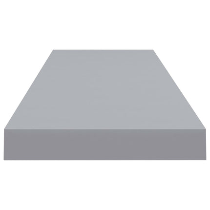 Floating Wall Shelf Gray 35.4"x9.3"x1.5" MDF