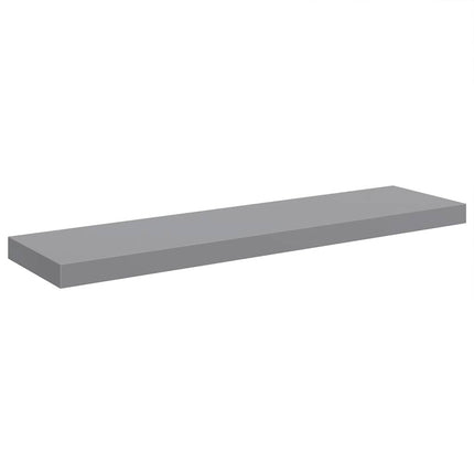 Floating Wall Shelves 4 pcs Gray 35.4"x9.3"x1.5" MDF