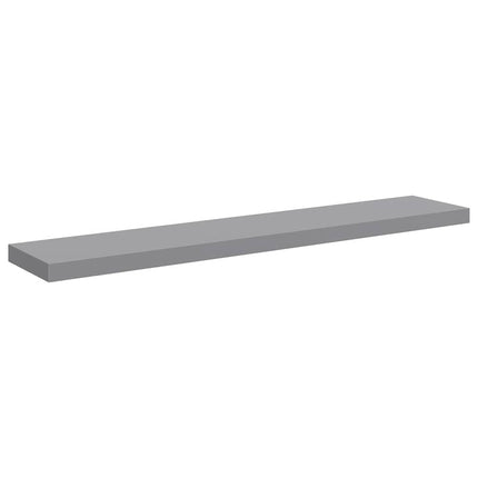 Floating Wall Shelf Gray 47.2"x9.3"x1.5" MDF