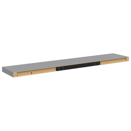 Floating Wall Shelf Gray 47.2"x9.3"x1.5" MDF