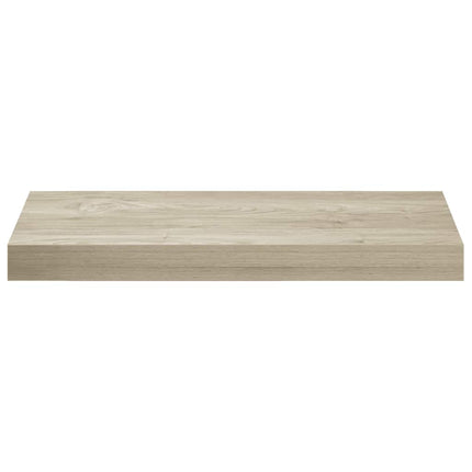 Floating Wall Shelves 4 pcs Oak 19.7"x9.1"x1.5" MDF