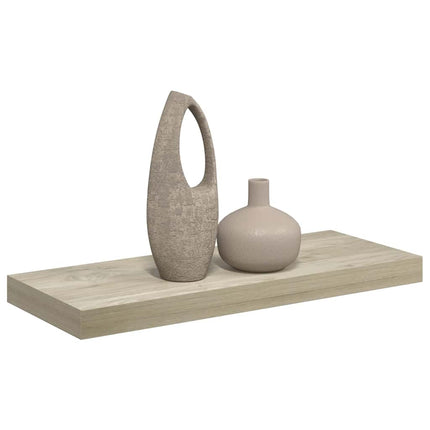 Floating Wall Shelf Oak 23.6"x9.3"x1.5" MDF