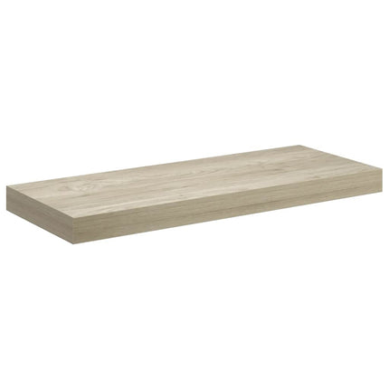 Floating Wall Shelves 4 pcs Oak 23.6"x9.3"x1.5" MDF