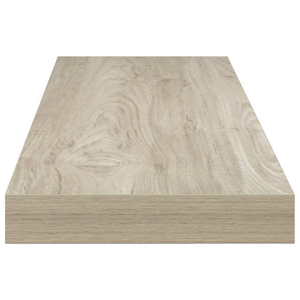 Floating Wall Shelves 4 pcs Oak 31.5"x9.3"x1.5" MDF