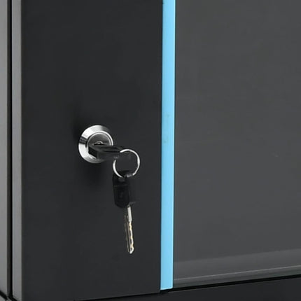 9U Wall Mounted Network Cabinet 19" IP20 23.6"x17.7"x20.1