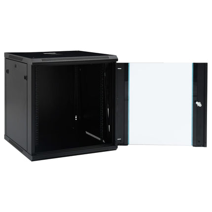 12U Wall Mounted Network Cabinet 19" IP20 23.6"x23.6"x25.2