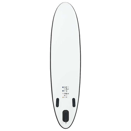 Inflatable Stand Up Paddleboard Set Black and White