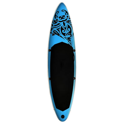 Inflatable Stand Up Paddleboard Set 120.1"x29.9"x5.9" Blue