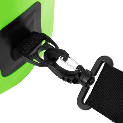 Dry Bag with Zipper Green 5.3 gal PVC