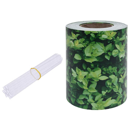 Garden Privacy Screen PVC 114.8'x0.6'Green