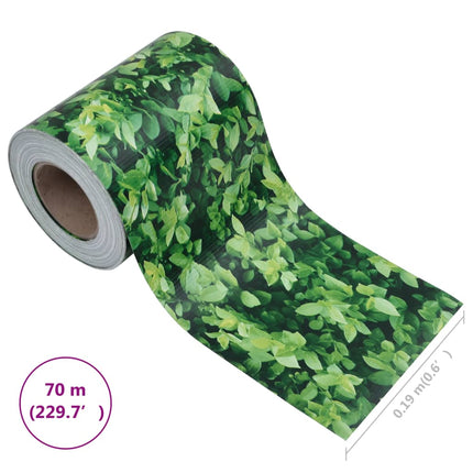 Garden Privacy Screen PVC 229.7'x0.6'Green