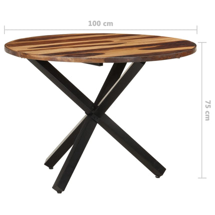 Dining Table 39.4"x39.4"x29.5" Acacia Wood with Honey Finish
