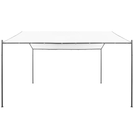 Garden Gazebo 157.5"x157.5"x102.4" White 0.6 oz/ft²