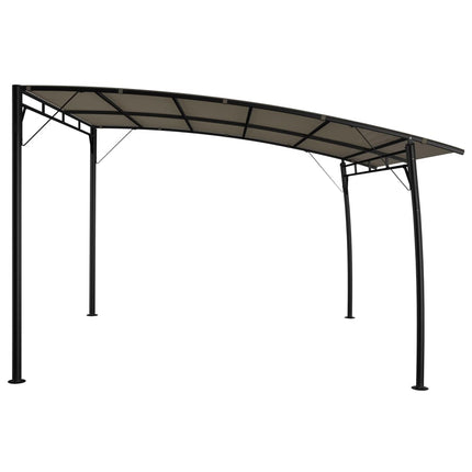 Garden Sunshade Awning 9.8'x9.8'x8.4'Taupe