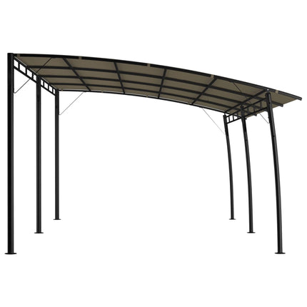 Garden Sunshade Awning 19.7'x9.8'x8.4'Taupe