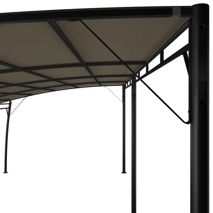 Garden Sunshade Awning 19.7'x9.8'x8.4'Taupe