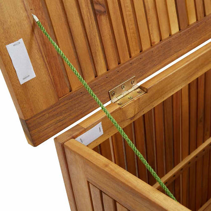 Patio Storage Box 23.6"x19.7"x22.8" Solid Wood Acacia