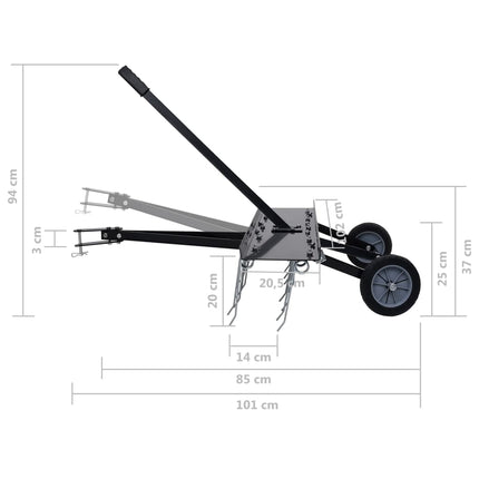Scarifier for Ride-on Mower 39.4